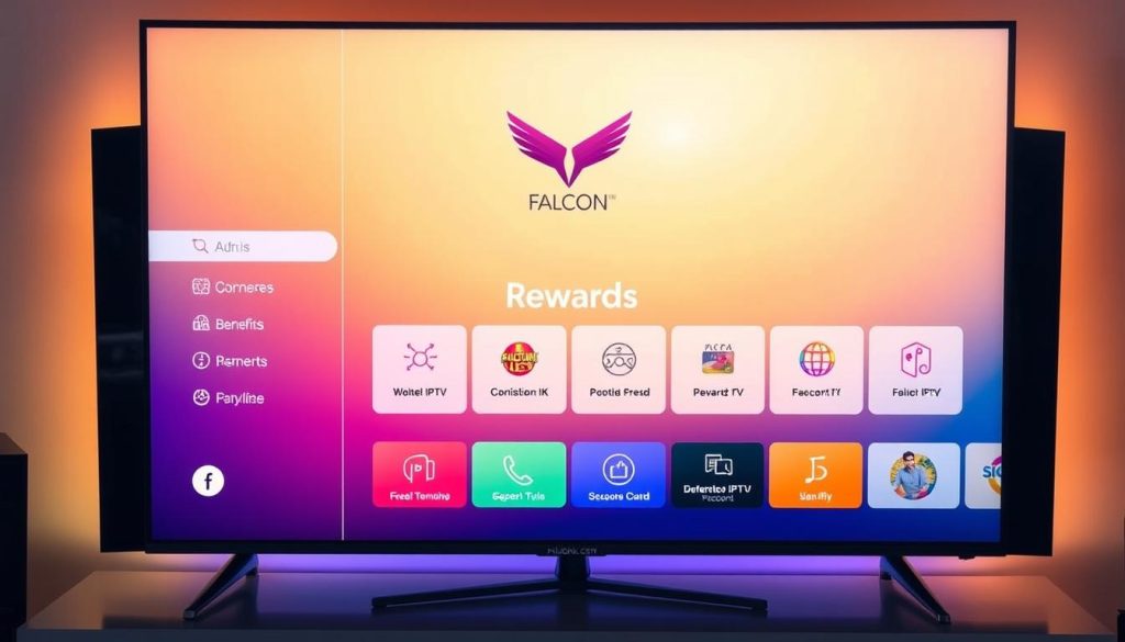 برنامج المكافآت في Falcon_IPTV