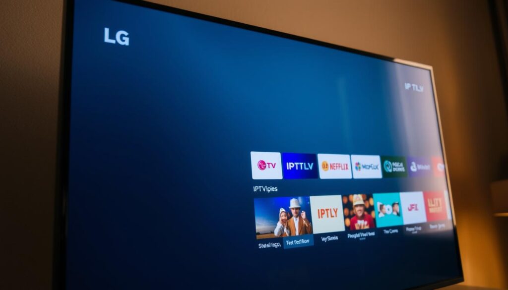 تطبيقات البث على شاشة LG