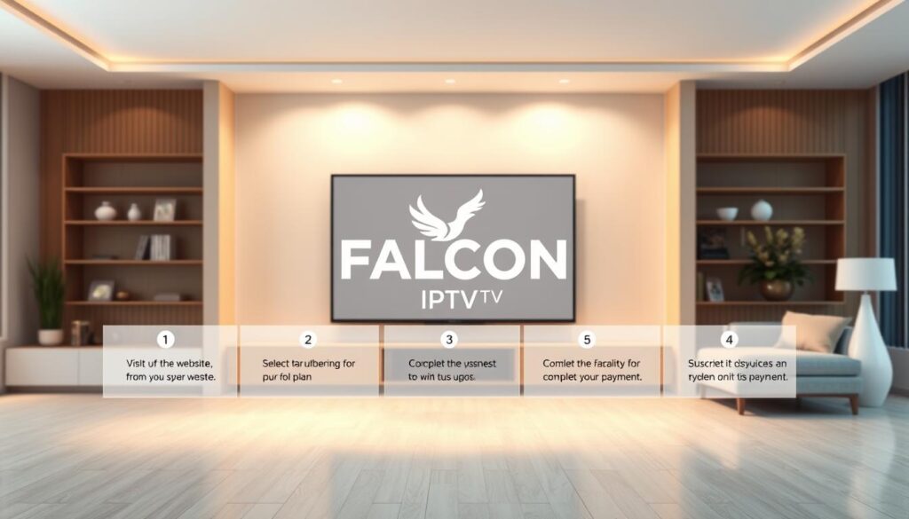 خطوات الاشتراك في FALCON IPTV