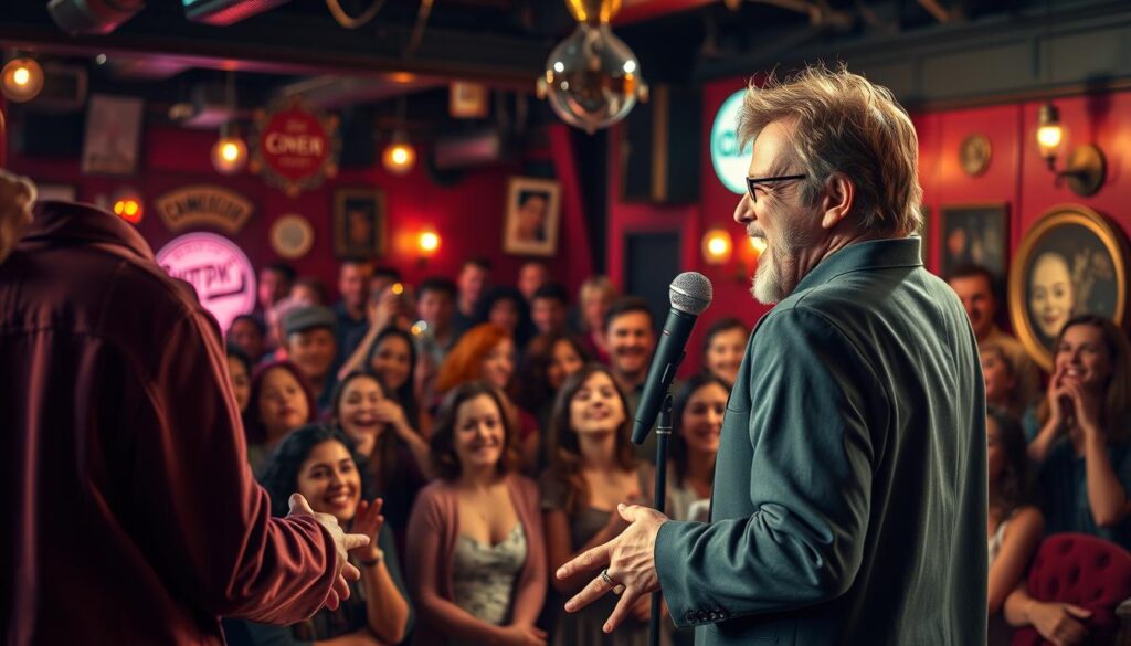 تجربة فريدة مع الكوميديا