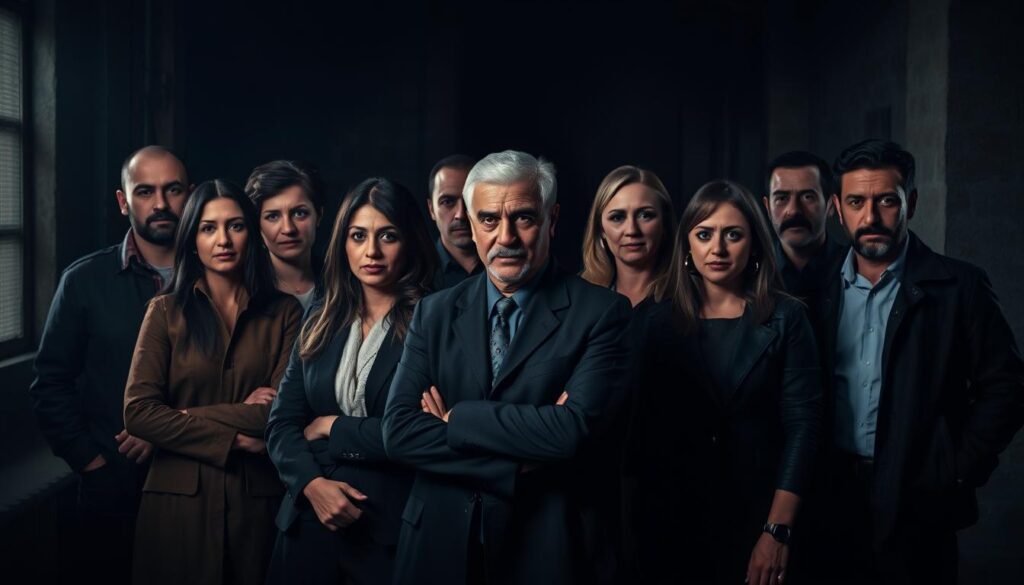 طاقم العمل والشخصيات الرئيسية