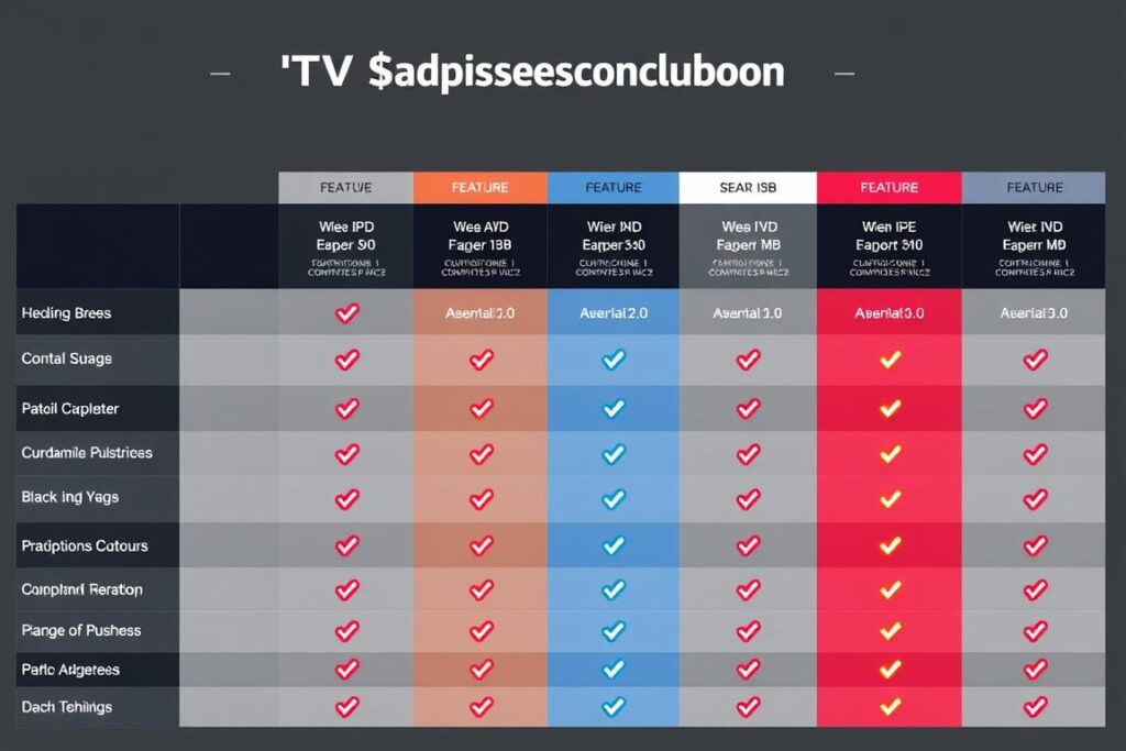 مقارنة بين مختلف باقات واشتراكات IPTV للكبار مقارنة بين مختلف باقات واشتراكات IPTV للكبار