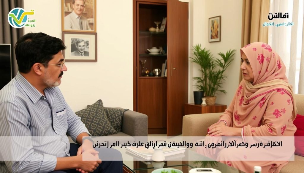 أشرف عبدالباقي وإنتصار في مشهد من مسلسل ولد وبنت وشايب