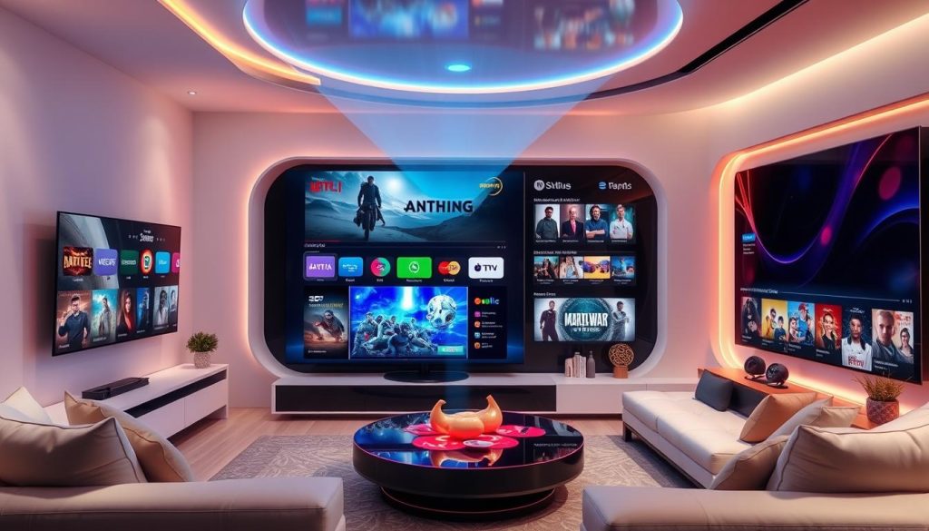 تطور المحتوى التلفزيوني في 2025 مع شاشات عرض متطورة وتقنيات بث متقدمة