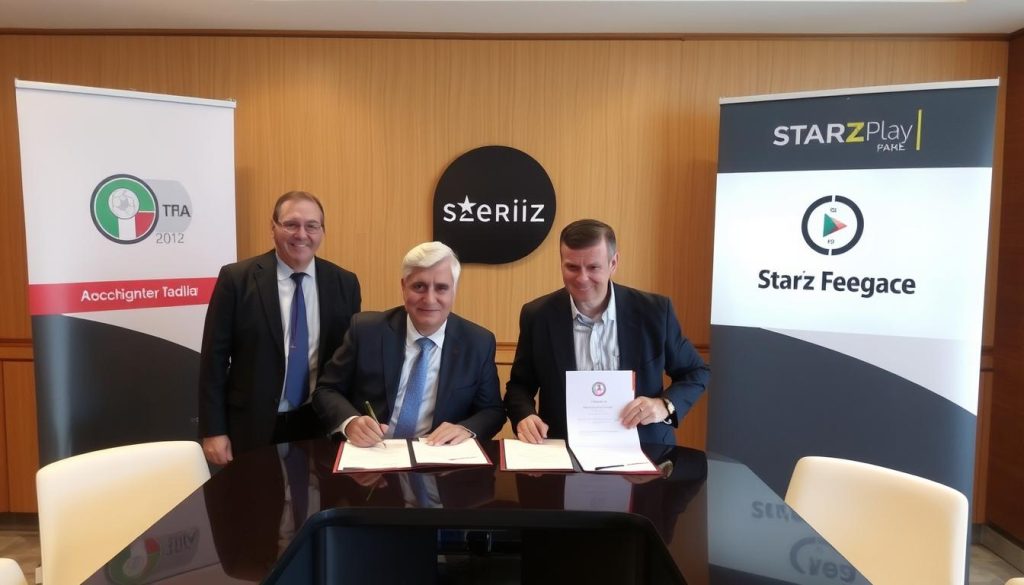 توقيع اتفاقية حقوق بث الدوري الايطالي