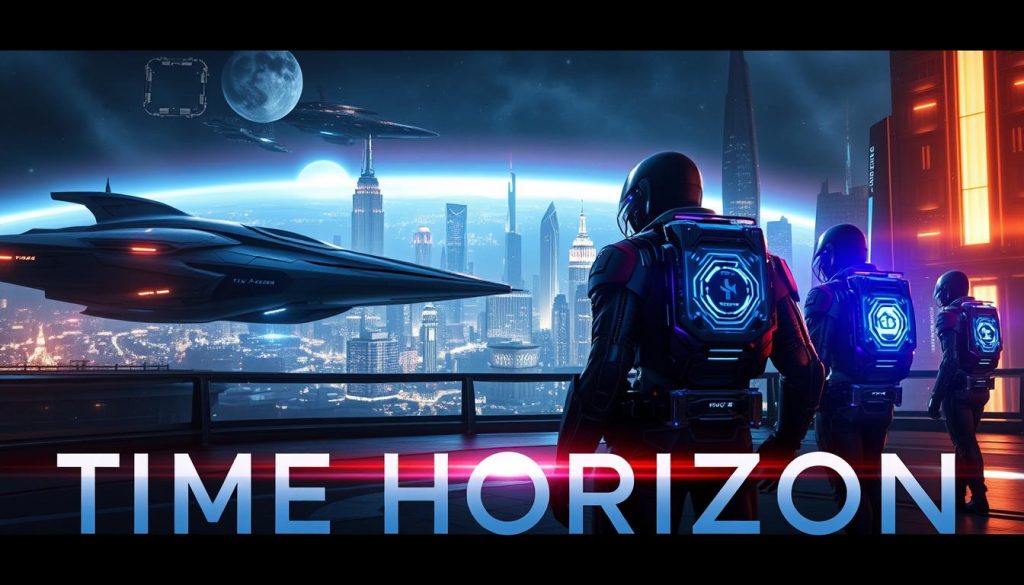 مشهد من مسلسل أفق الزمن، أحد أفضل برامج التلفزيون 2025 في فئة الخيال العلمي مشهد من مسلسل أفق الزمن، أحد أفضل برامج التلفزيون 2025 في فئة الخيال العلمي