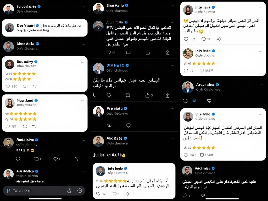 مراجعات المستخدمين لخدمات IPTV المختلفة على منصات التواصل الاجتماعي مراجعات المستخدمين لخدمات IPTV المختلفة على منصات التواصل الاجتماعي