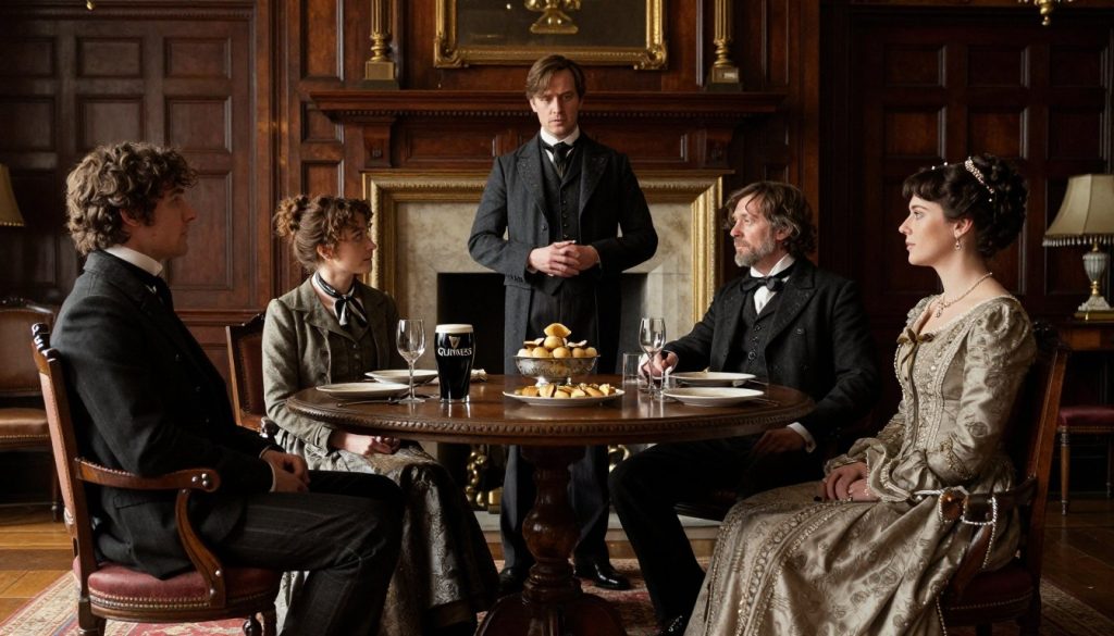 مشهد من مسلسل بيت غينيس ضمن أفضل عشر مسلسلات على نتفلكس في 2025