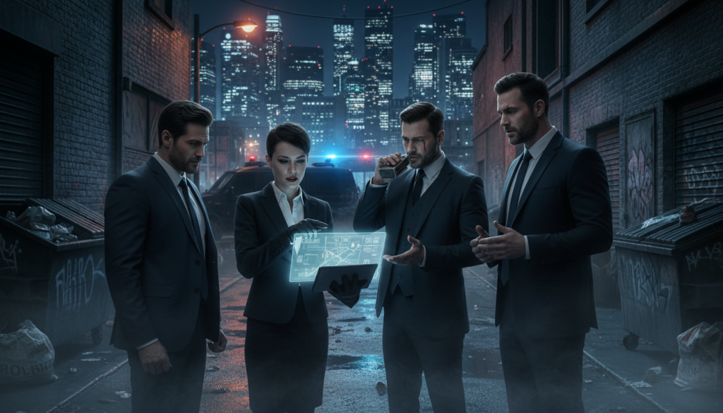 عالم فيلم التشويق والجريمة